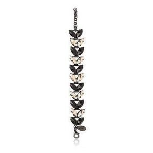 Iosselliani - Gold Black Crystal Deco Bracelet